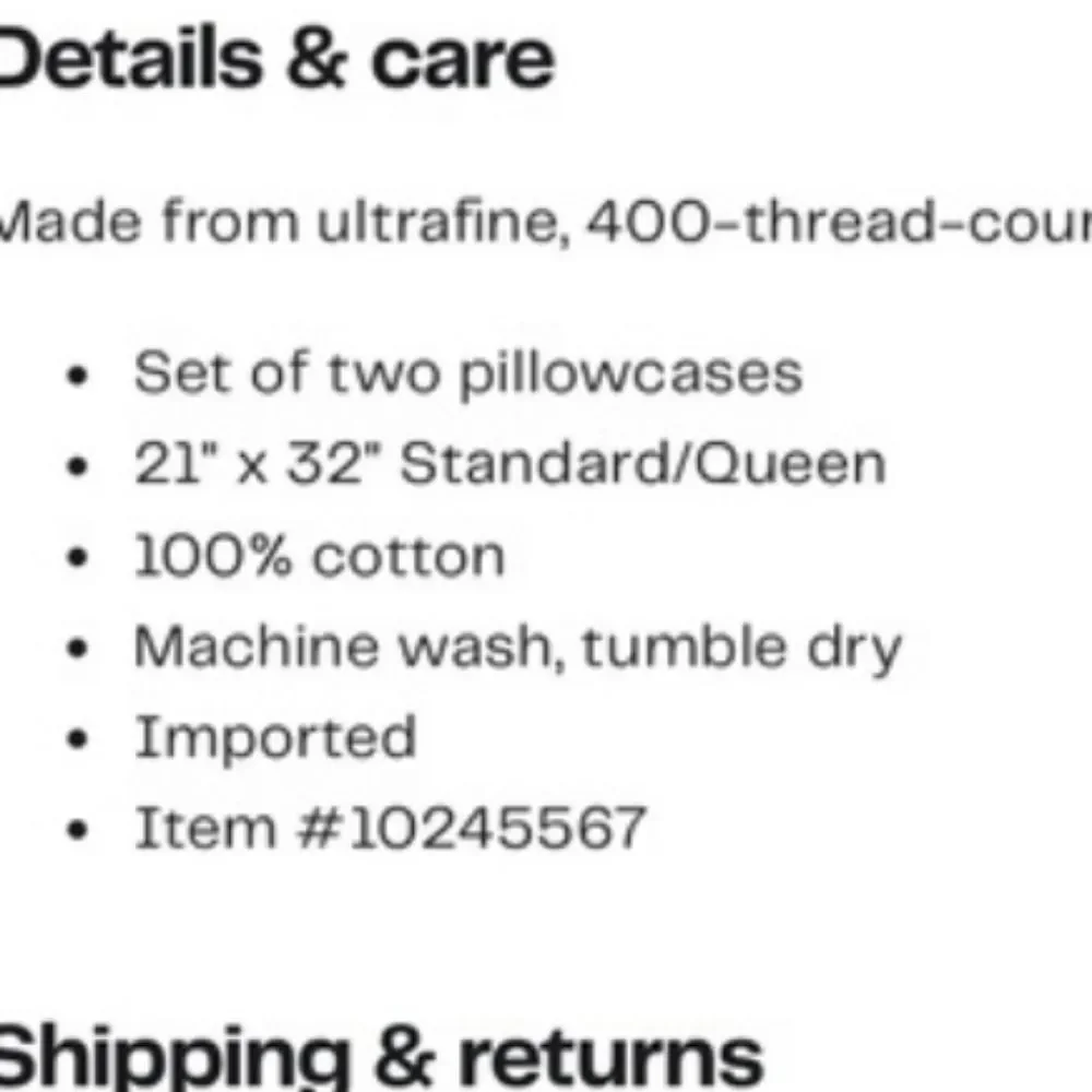 Ted Baker London Plain Dye Collection Set‎ of 2 Pillowcases- White